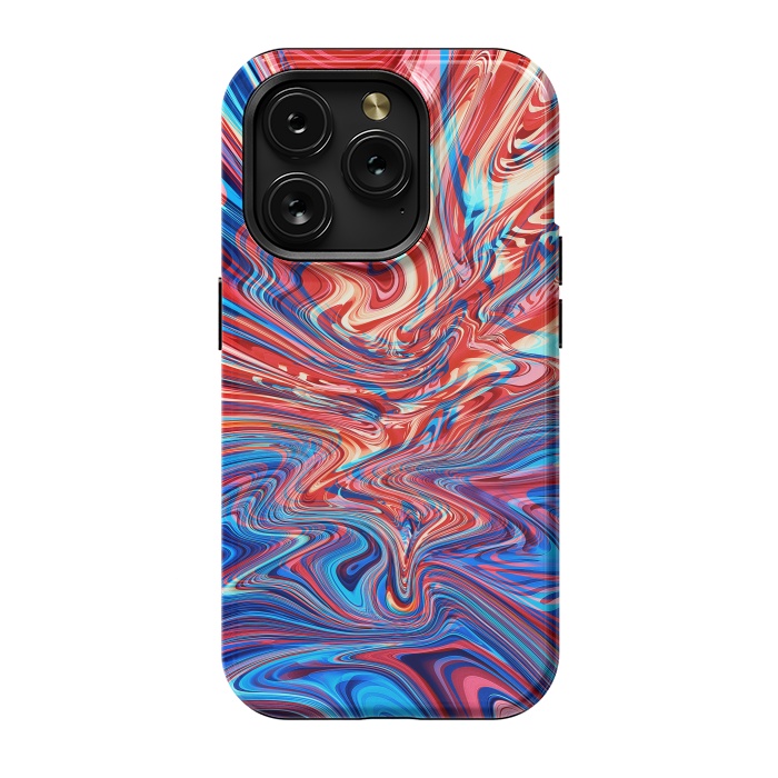 iPhone 15 Pro StrongFit Abstract Waves by Art Design Works