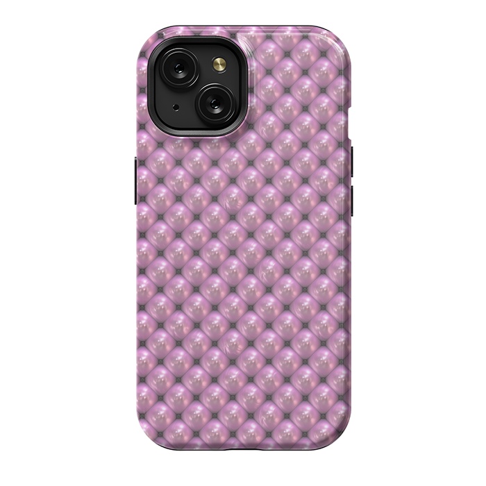 iPhone 15 StrongFit Pink Pearls by Andrea Haase