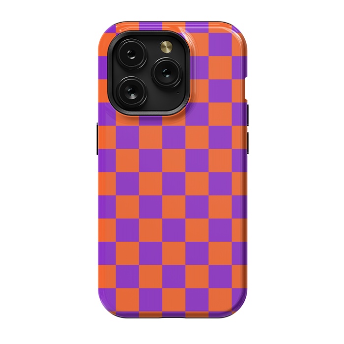 iPhone 15 Pro StrongFit Checkered Pattern VIII by Art Design Works