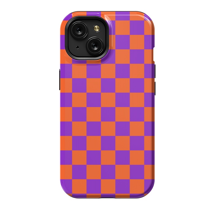 iPhone 15 StrongFit Checkered Pattern VIII by Art Design Works