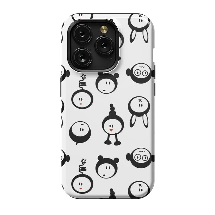 iPhone 15 Pro StrongFit Cute monsters by Martina