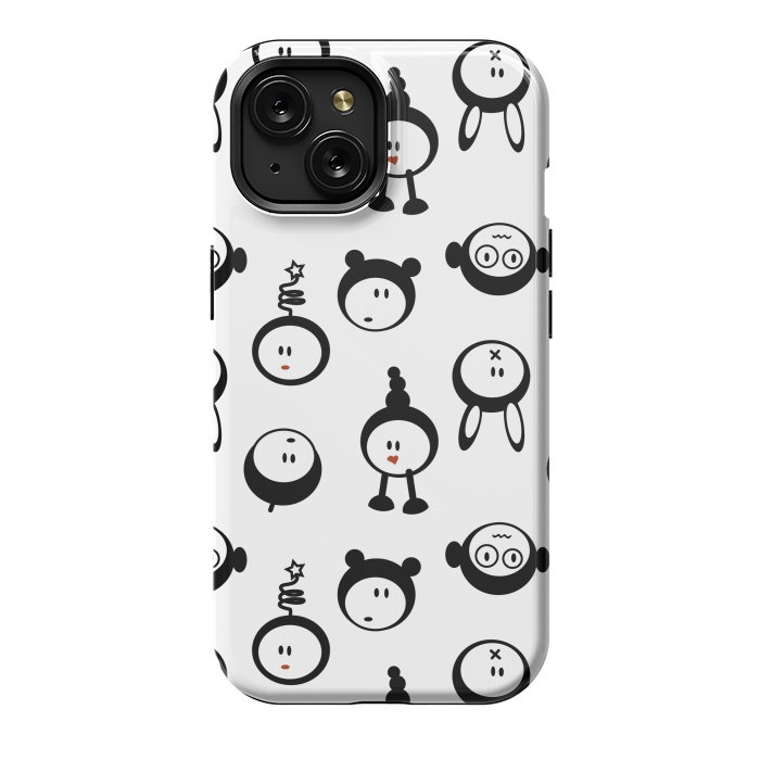 iPhone 15 StrongFit Cute monsters by Martina