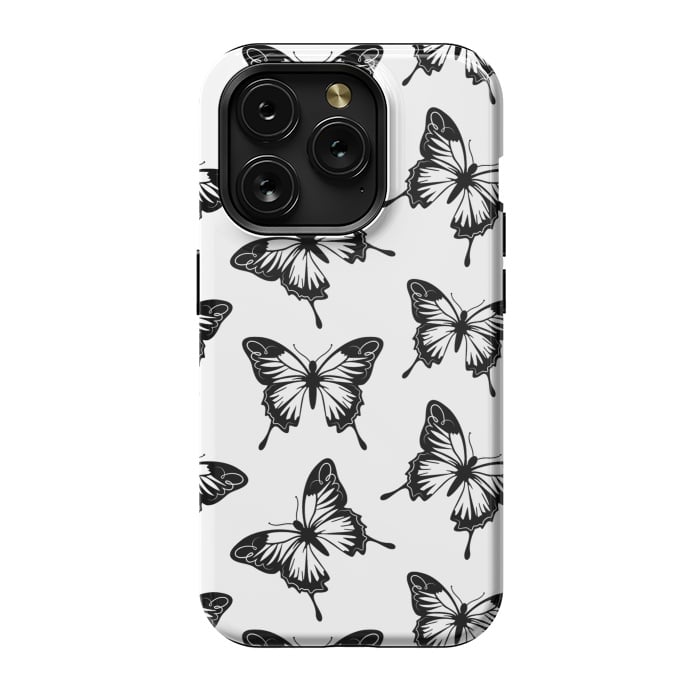 iPhone 15 Pro StrongFit Elegant butterflies by Martina