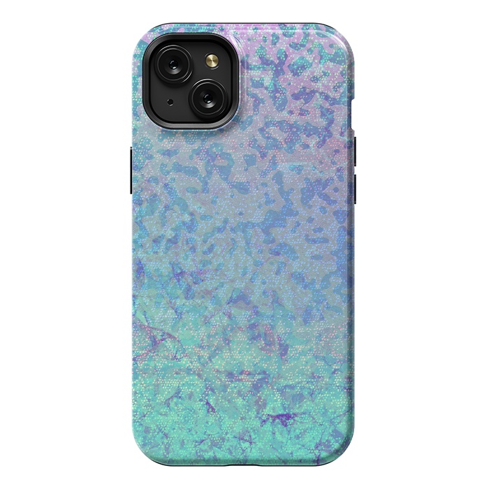 iPhone 15 Plus StrongFit Glitter Star Dust G282 by Medusa GraphicArt