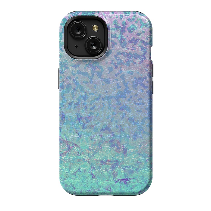iPhone 15 StrongFit Glitter Star Dust G282 by Medusa GraphicArt