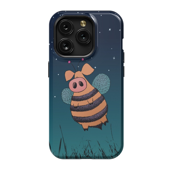 iPhone 15 Pro StrongFit Bumblepig by Mangulica