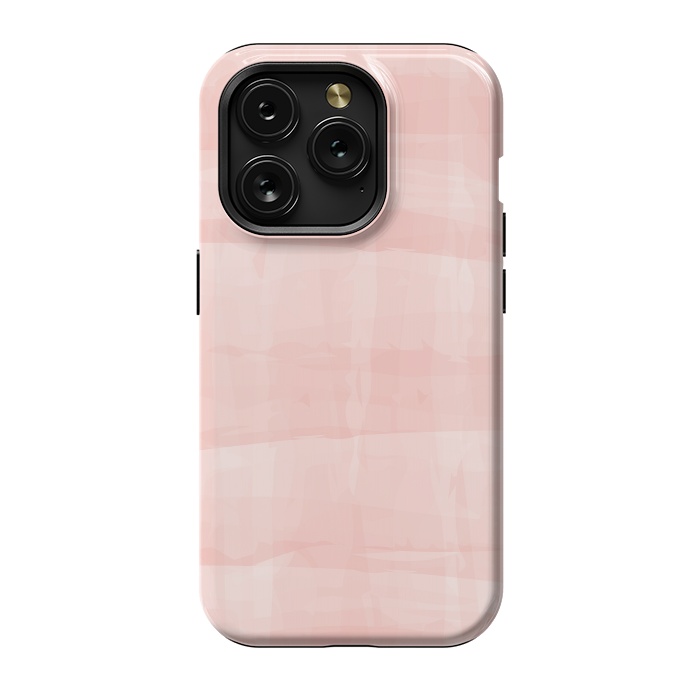 iPhone 15 Pro StrongFit Pink Strokes by Majoih
