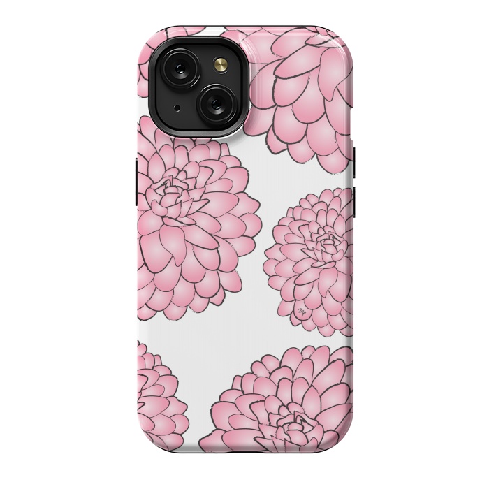 iPhone 15 StrongFit Pink Chrysanthemum by Martina