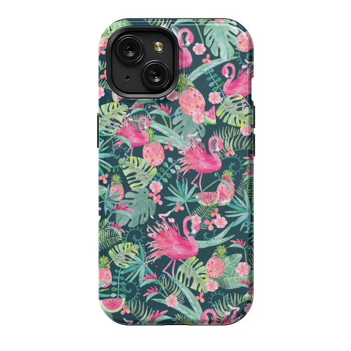 iPhone 15 StrongFit Tropical Summer by gingerlique