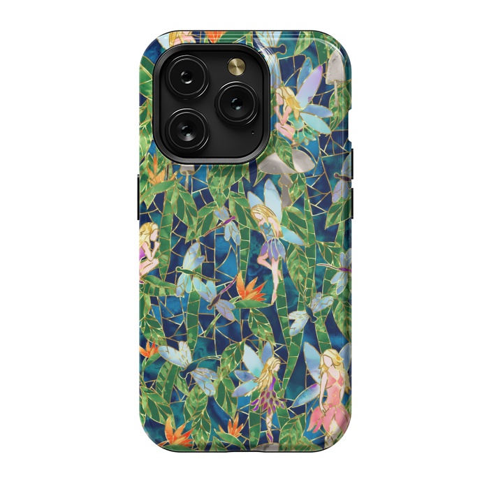 iPhone 15 Pro StrongFit Emerald Forest Fairies by gingerlique