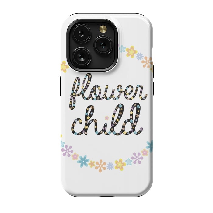 iPhone 15 Pro StrongFit Flower child by Laura Nagel