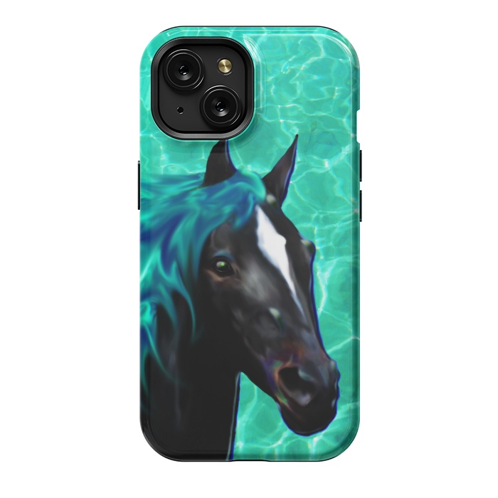 iPhone 15 StrongFit Horse Spirit Water Dream by BluedarkArt