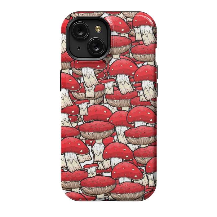 iPhone 15 StrongFit The red mushrooms by Steve Wade (Swade)
