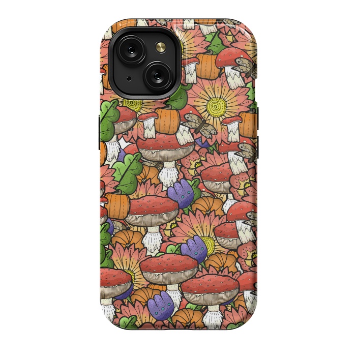 iPhone 15 StrongFit Autumn Pattern by Steve Wade (Swade)