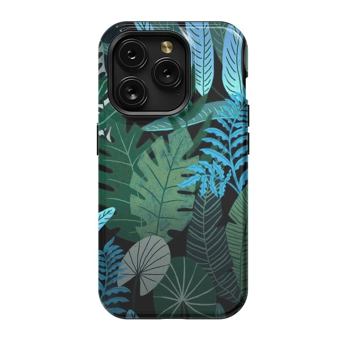 iPhone 15 Pro StrongFit Tropical Jungle at Night- Eve's Jungle by  Utart