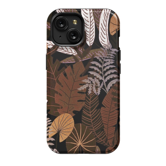 iPhone 15 StrongFit Eve's tropical Jungle at Night  by  Utart