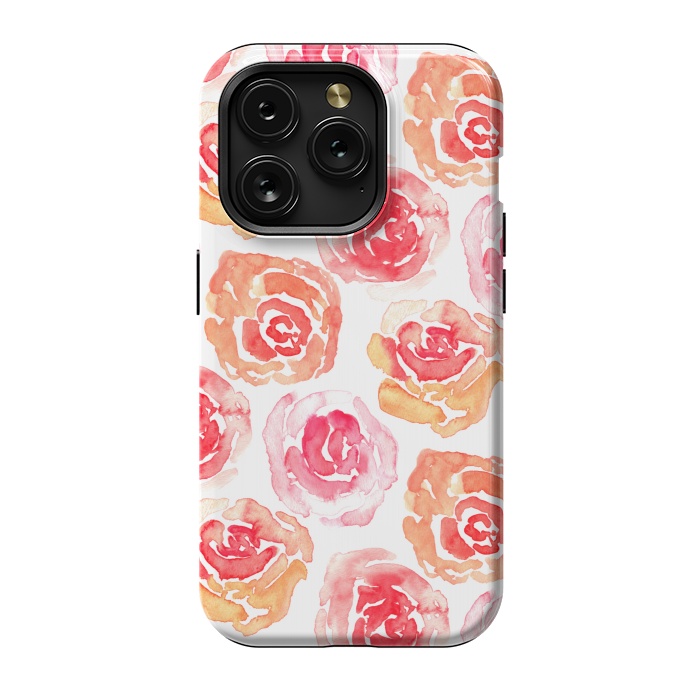 iPhone 15 Pro StrongFit Rows of Roses  by Tigatiga