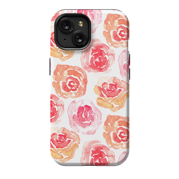 iPhone 15 StrongFit Rows of Roses  by Tigatiga