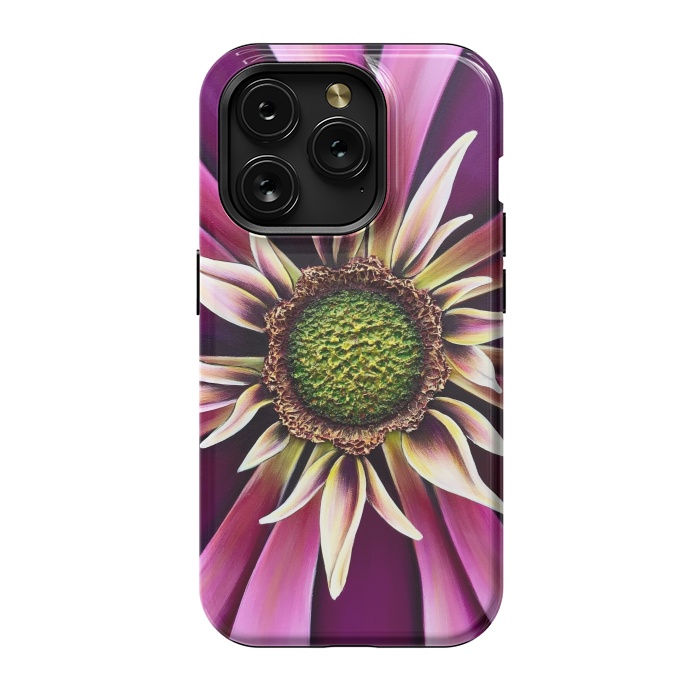 iPhone 15 Pro StrongFit Pink Burst by Denise Cassidy Wood
