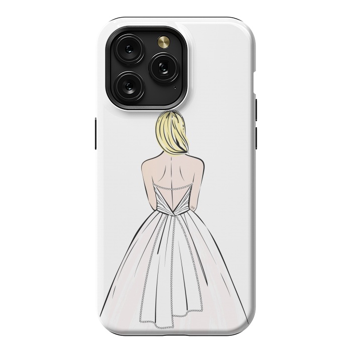 iPhone 15 Pro Max StrongFit Elegant bride illustration by Martina