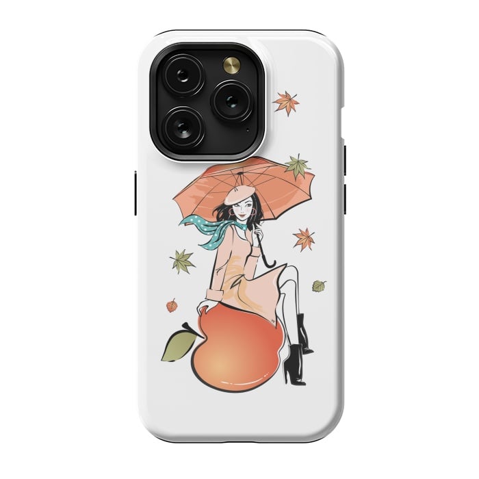 iPhone 15 Pro StrongFit Autumn Girl by Martina
