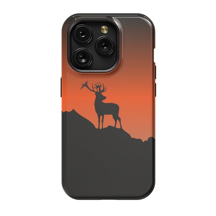 iPhone 15 Pro StrongFit Deer Calling by Creativeaxle