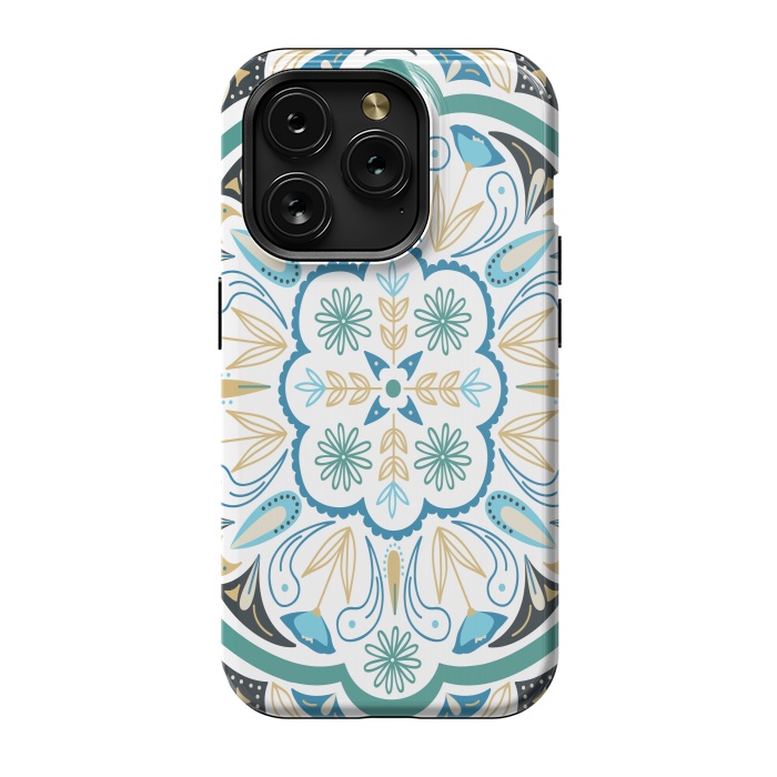 iPhone 15 Pro StrongFit Boho Medallion by TracyLucy Designs