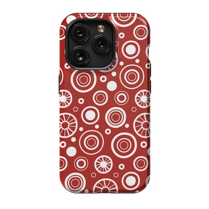 iPhone 15 Pro StrongFit Crazy White Dots by Majoih