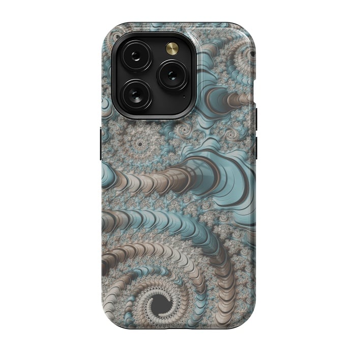 iPhone 15 Pro StrongFit Fantastic Fractal Swirls by Andrea Haase