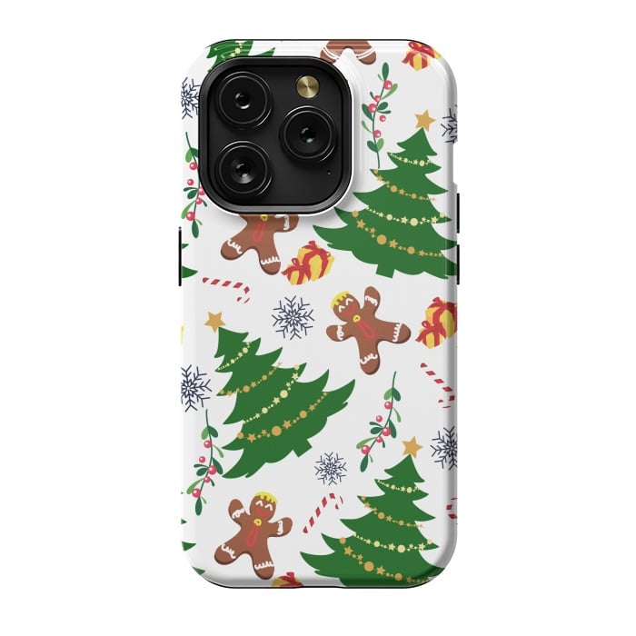 iPhone 15 Pro StrongFit Holly Jolly Christmas by Allgirls Studio