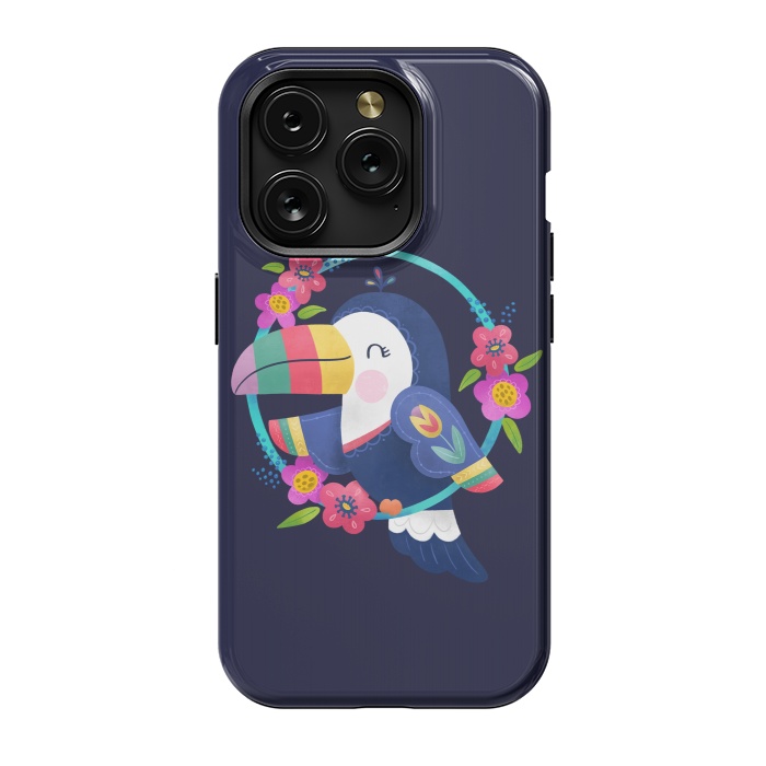 iPhone 15 Pro StrongFit Tropical Toucan by Noonday Design