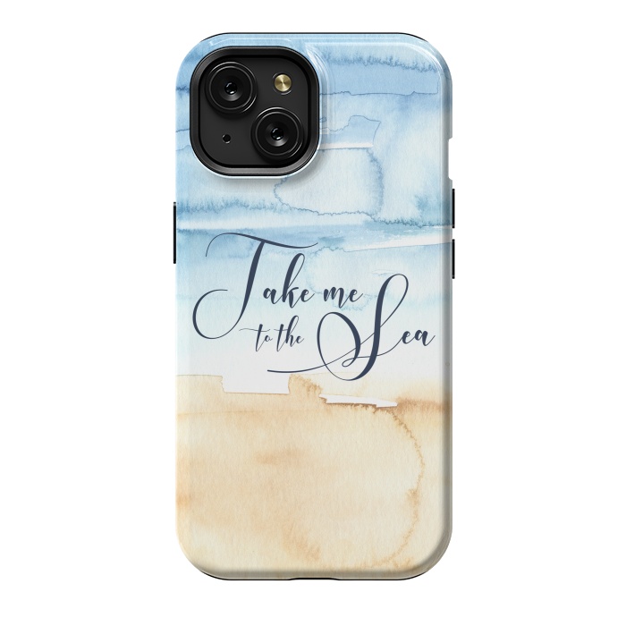 iPhone 15 StrongFit Take Me to the Sea by Noonday Design