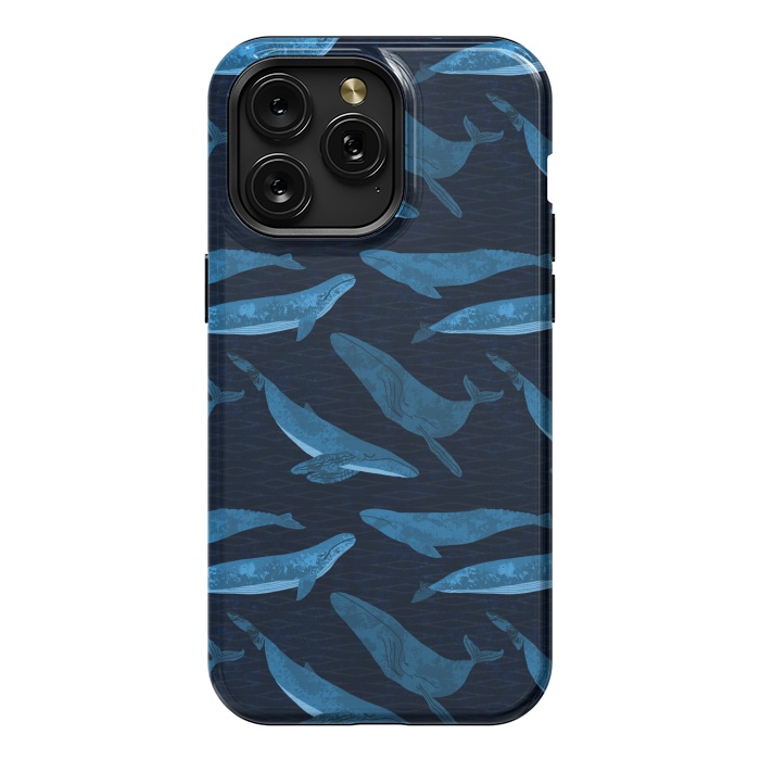 iPhone 15 Pro Max StrongFit Whales in the Deep by Noonday Design