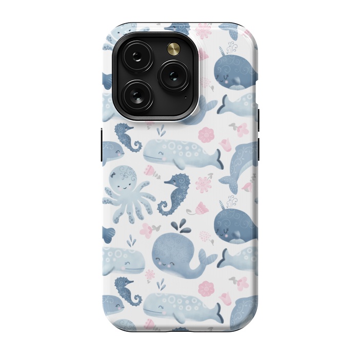 iPhone 15 Pro StrongFit Ocean Friends by Noonday Design
