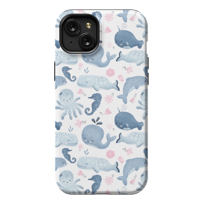 iPhone 15 Plus StrongFit Ocean Friends by Noonday Design