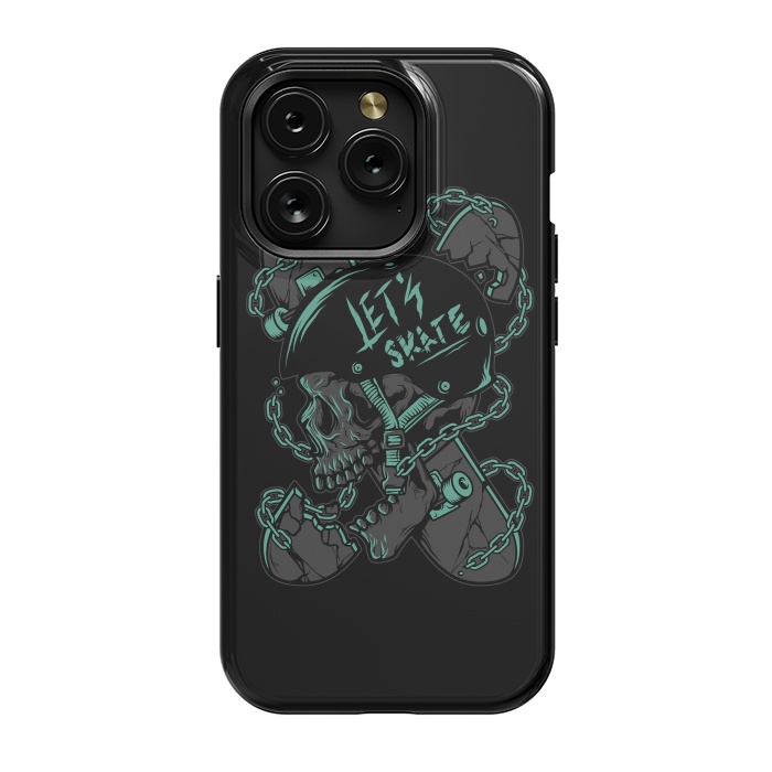 iPhone 15 Pro StrongFit Skullboarder by Afif Quilimo