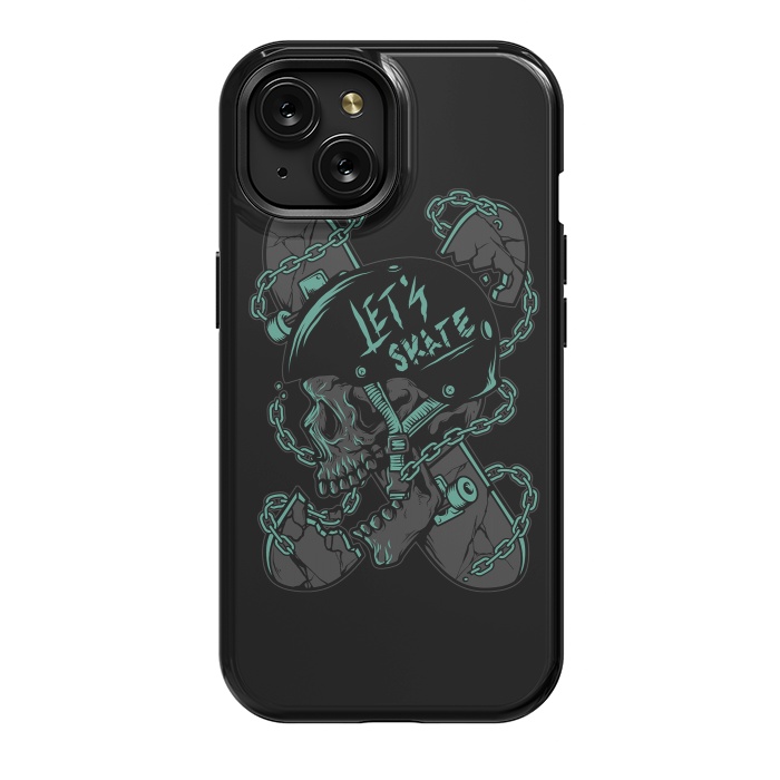 iPhone 15 StrongFit Skullboarder by Afif Quilimo