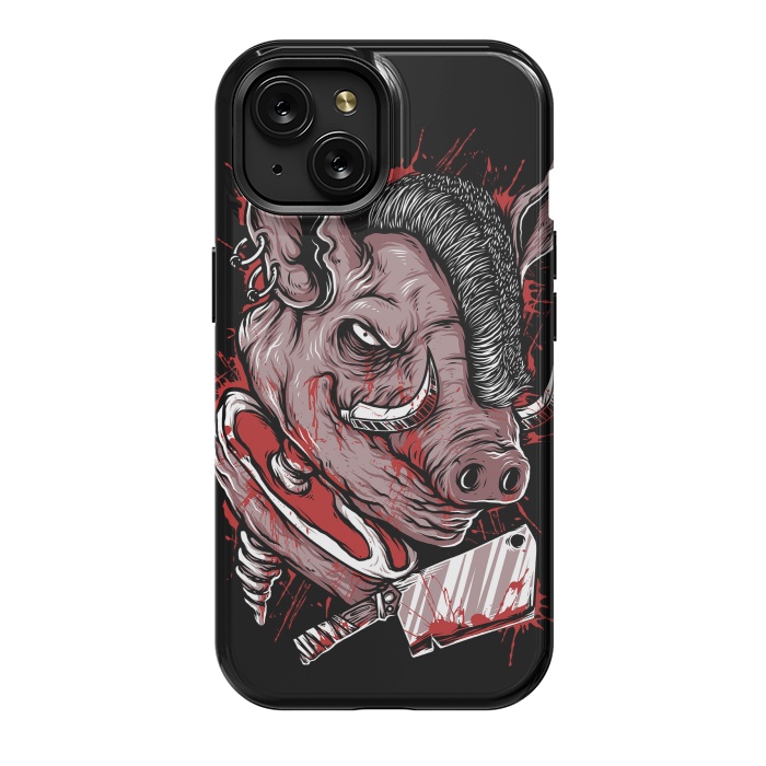 iPhone 15 StrongFit Pig Saw by Afif Quilimo