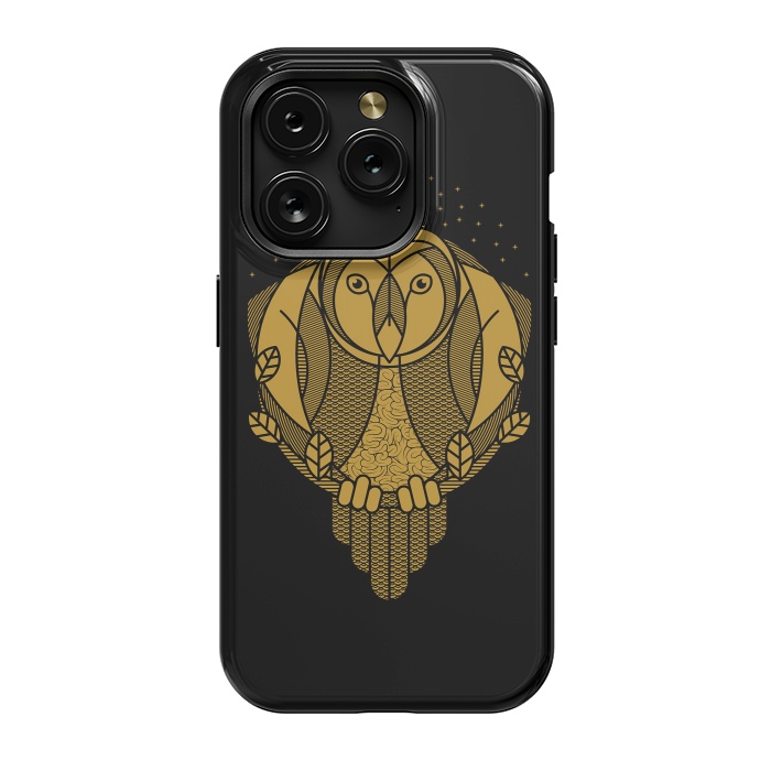 iPhone 15 Pro StrongFit Owl Night by Afif Quilimo