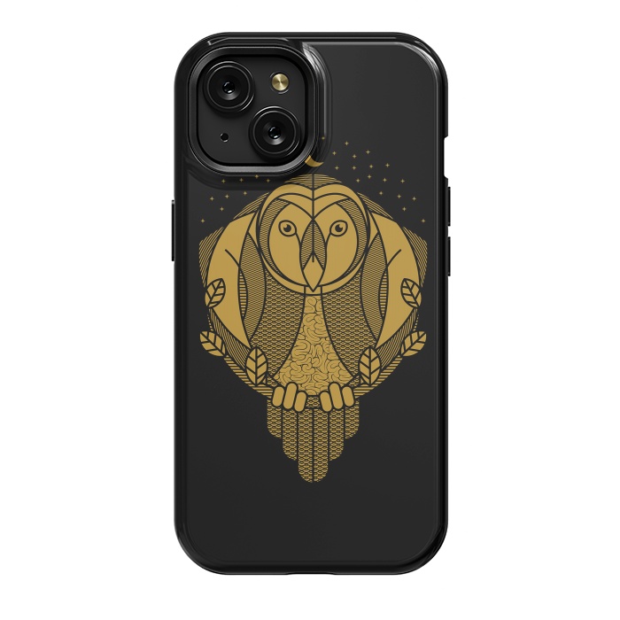 iPhone 15 StrongFit Owl Night by Afif Quilimo