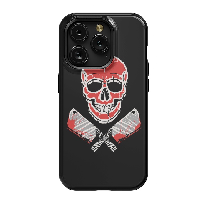 iPhone 15 Pro StrongFit Skull Meat by Afif Quilimo