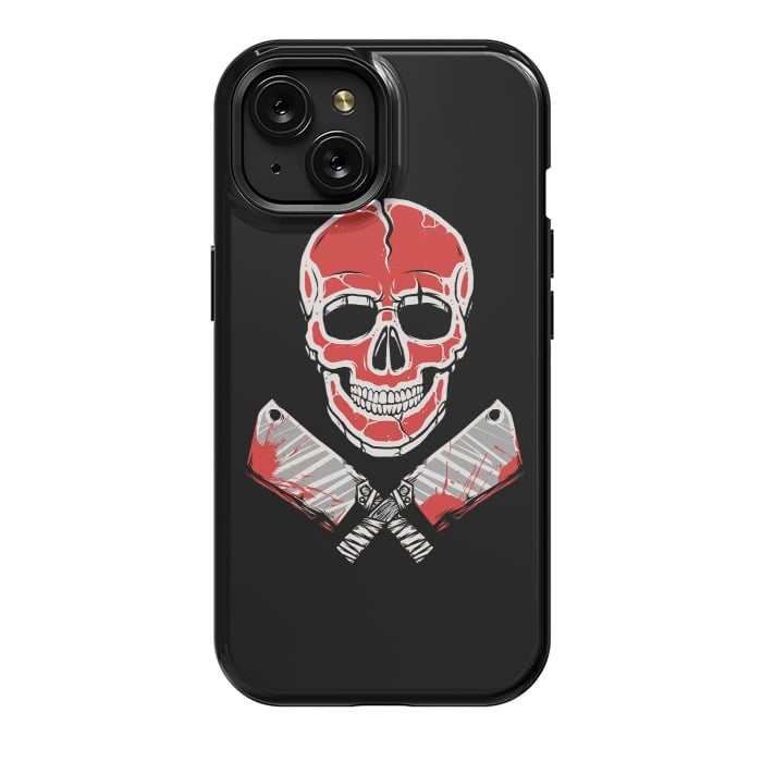 iPhone 15 StrongFit Skull Meat by Afif Quilimo