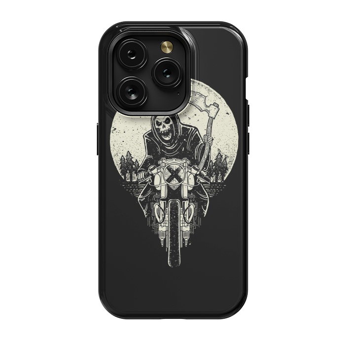 iPhone 15 Pro StrongFit Grim Racer by Afif Quilimo