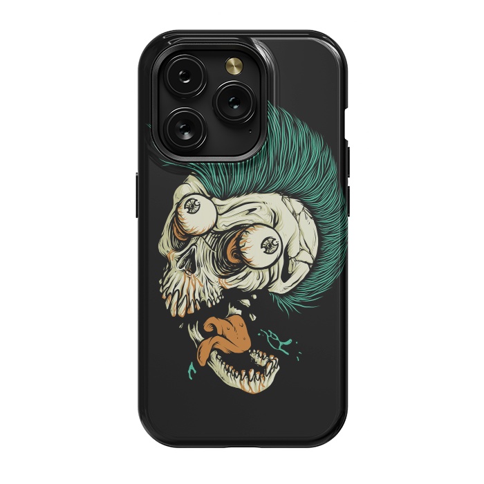 iPhone 15 Pro StrongFit Skull Punk Style by Afif Quilimo