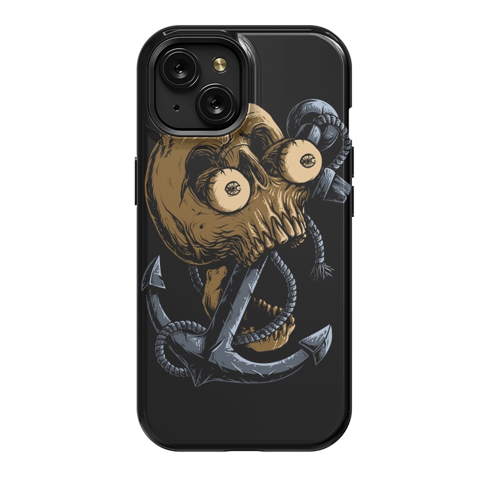 iPhone 15 StrongFit Skull Anchor by Afif Quilimo