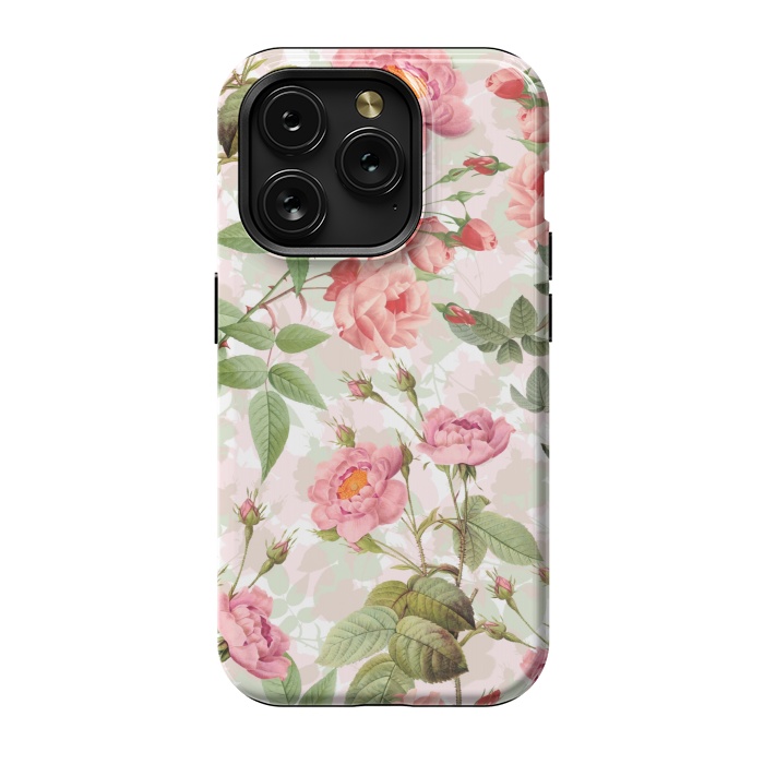 iPhone 15 Pro StrongFit Cute Vintage Roses by  Utart