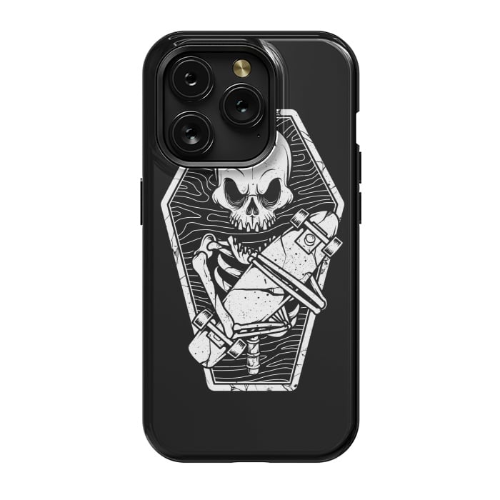 iPhone 15 Pro StrongFit Skull Until the End by Afif Quilimo