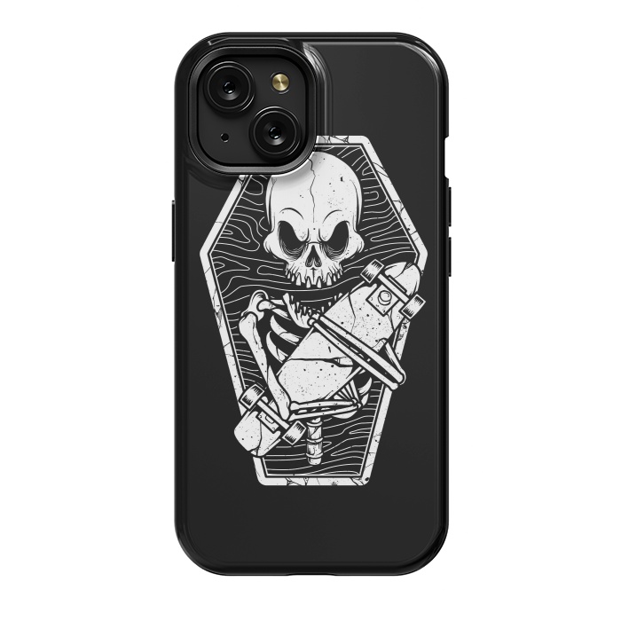 iPhone 15 StrongFit Skull Until the End by Afif Quilimo