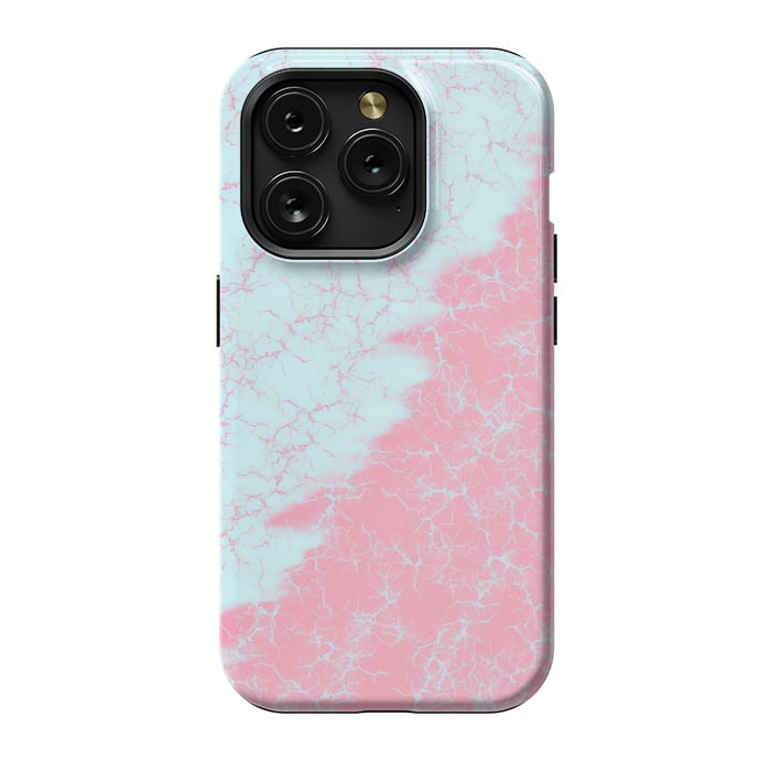 iPhone 15 Pro StrongFit Light blue and pink by Jms