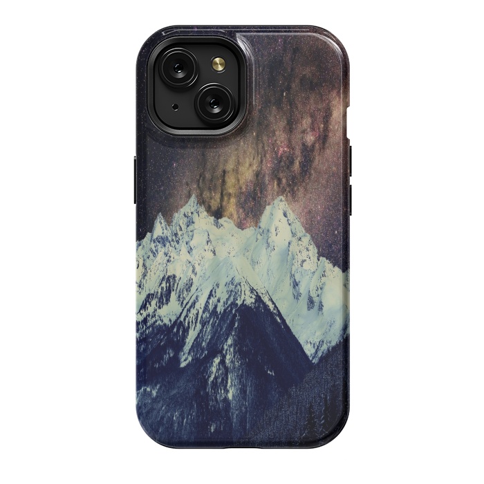 iPhone 15 StrongFit Milkyway Mountain by Joanna Vog